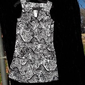 Karin Stevens hidden-zebras dress sz 8